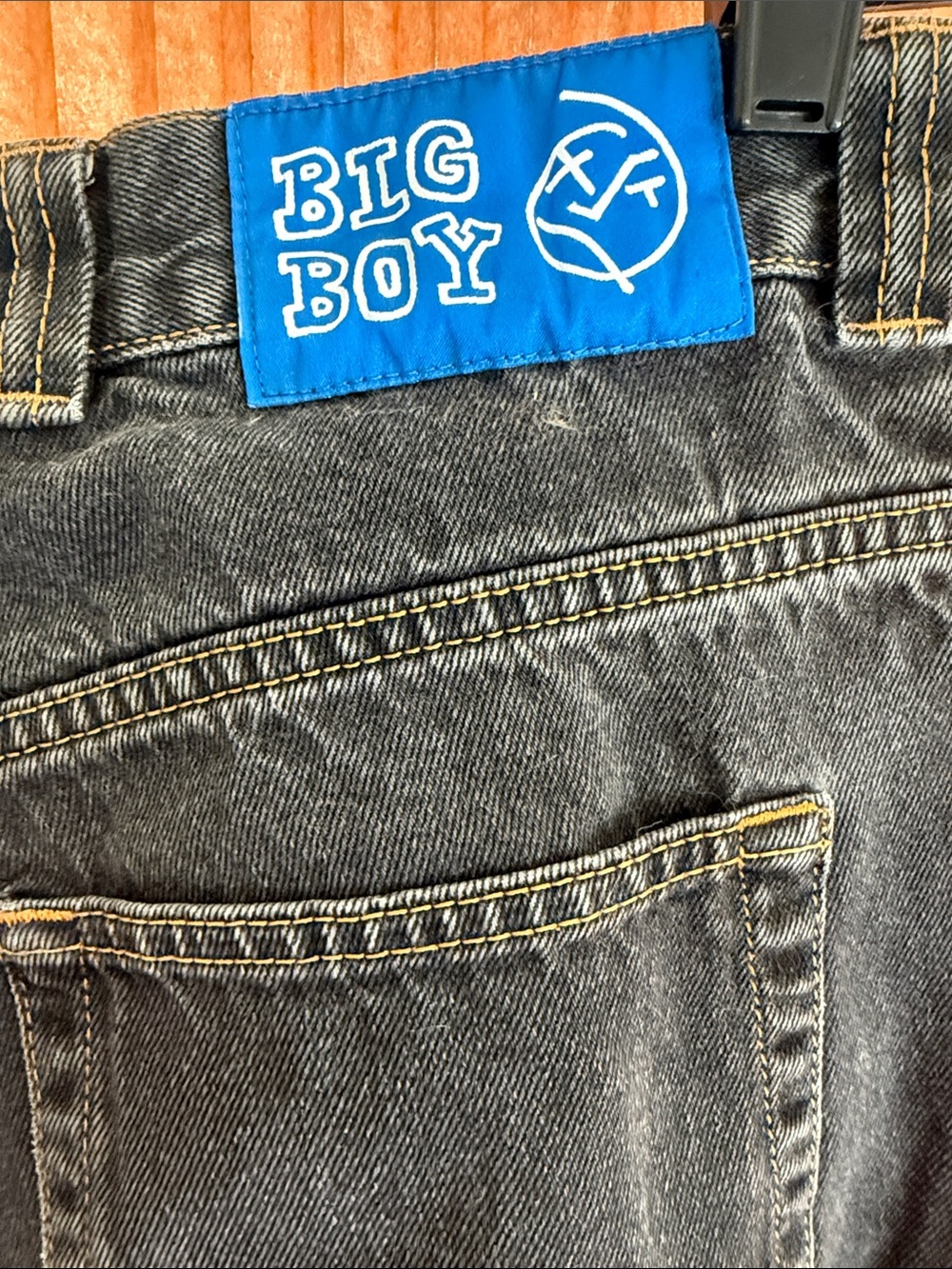 Polar Co Skate Big Boy Relaxed-Fit Black Men's Jeans - Size S - Picture 5 of 8